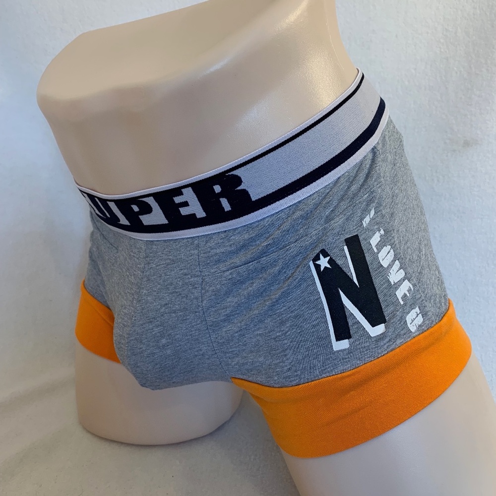 Superbody Square Cut Pouch Briefs 30-36 Asian XL 95% cotton / 5% spandex